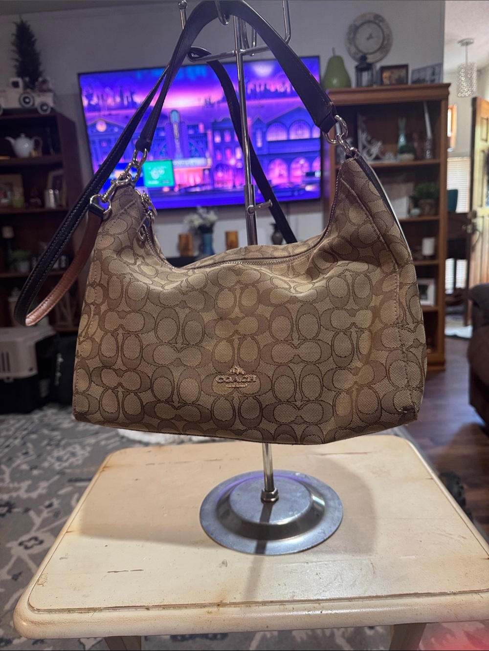 COACH C1792-F58327 Shoulder Handbag Satchel Brown